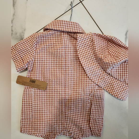 Liam & James baby 2 pc romper set new - Picture 3 of 3